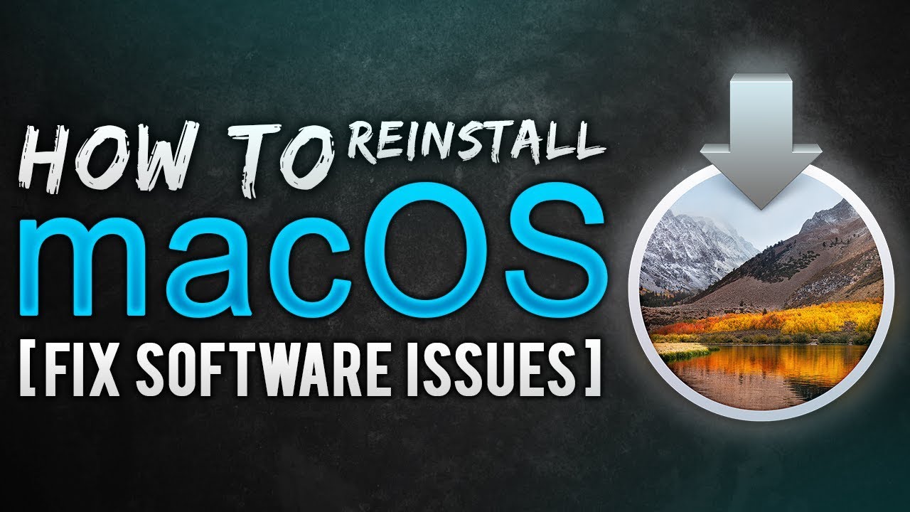 reinstall macos high sierra without losing data