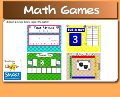 Smartboards and Math - Using Math Games from Smart Exchange