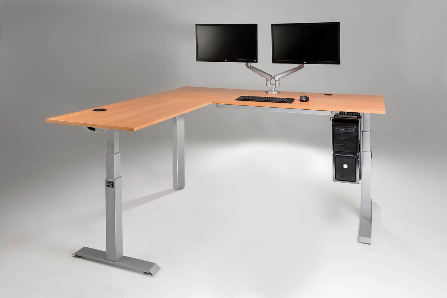 Mod E Pro L Shaped Corner Standing Ergonomic Desk MultiTable Phoenix Arizona 1 