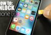 How to unlock iPhone SE
