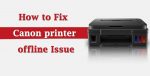 How To Fix Canon Printer Offline Issue