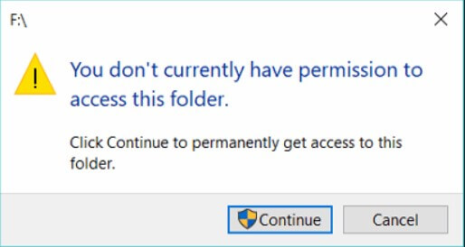 You Do Not Have the Necessary Permissions to Access the Folder: How To Fix - Image 1