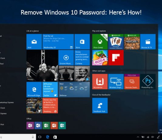 Remove Windows 10 Password: Here’s How! Remove Windows 10 Password: Here's How!