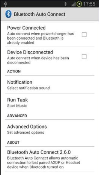 Use the free app Bluetooth Auto Connect
