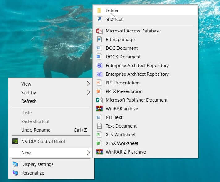 Configure Windows 10 with God Mode - Step 1