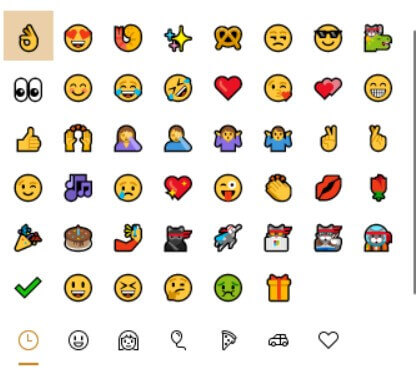 Emoji keyboard in Windows 10: What it is and How it works - Step 1