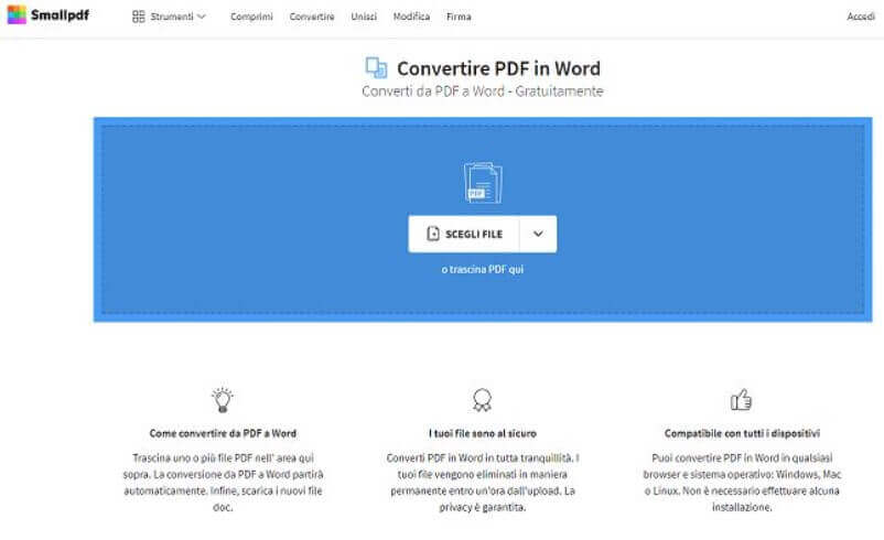 Program to Convert PDF to Word for Free - Step 5
