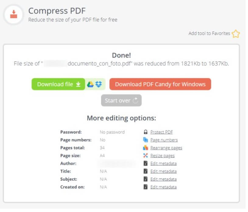Compress PDF: all free solutions - Image 5
