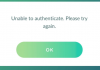 How to fix Pokemon GO cant authenticate problem