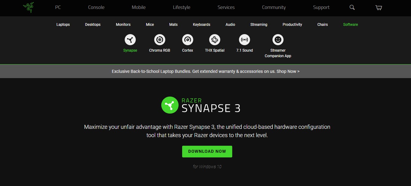 Try reinstalling the Razer Synapse Driver