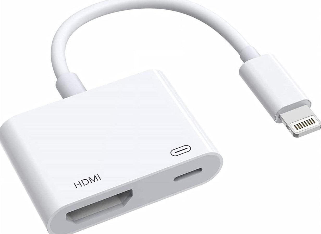 Using an Apple Lightning Connector to TVs HDMI Port
