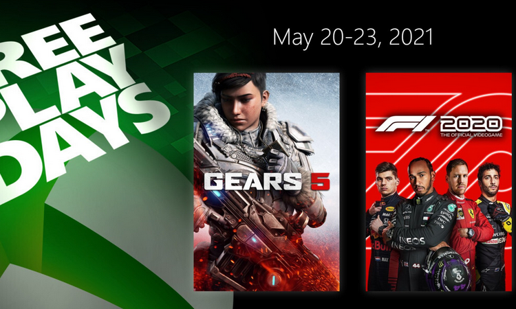 Gears 5 and F1 2020 are free to play this weekend with Xbox Live Gold on Xbox One and Xbox Series X S