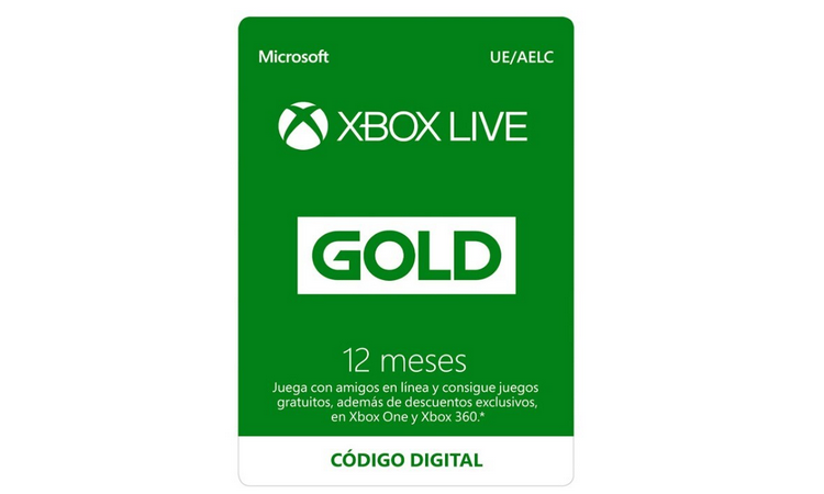 Xbox Live Gold para Xbox