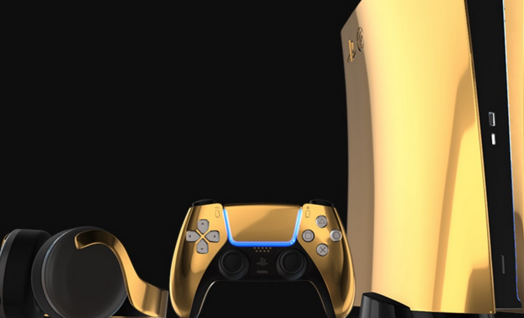 The 24 karat gold plated PS5 already has a price
