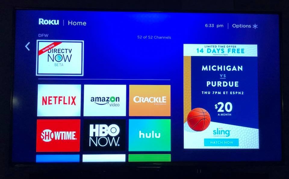 More info about getting DirecTV on Roku