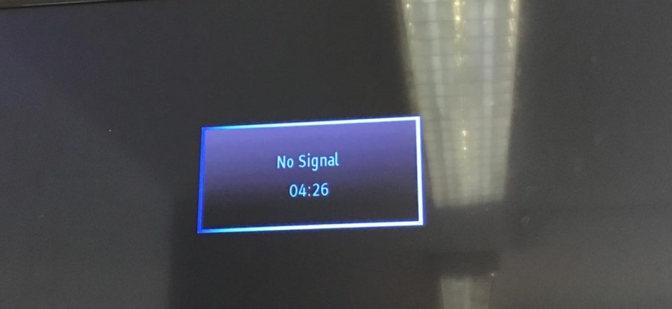 No Signal issues on Vizio TV