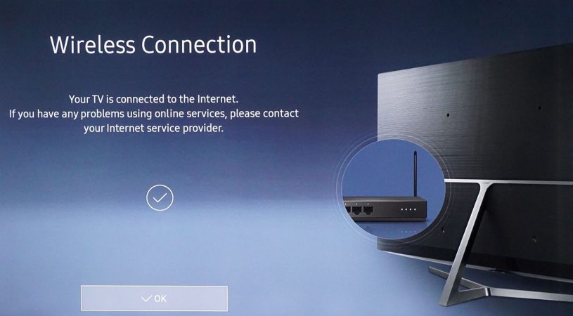 Smart TV Internet Connection