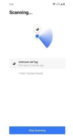 Avoid being tracked with an AirTag thanks to your Android mobile