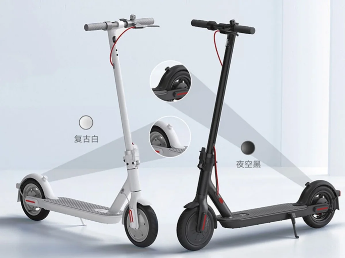 The new MIJIA Electric Scooter 3 Lite, very soon available in black and white colors.