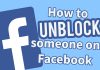 How To Unblock A Person On Facebook