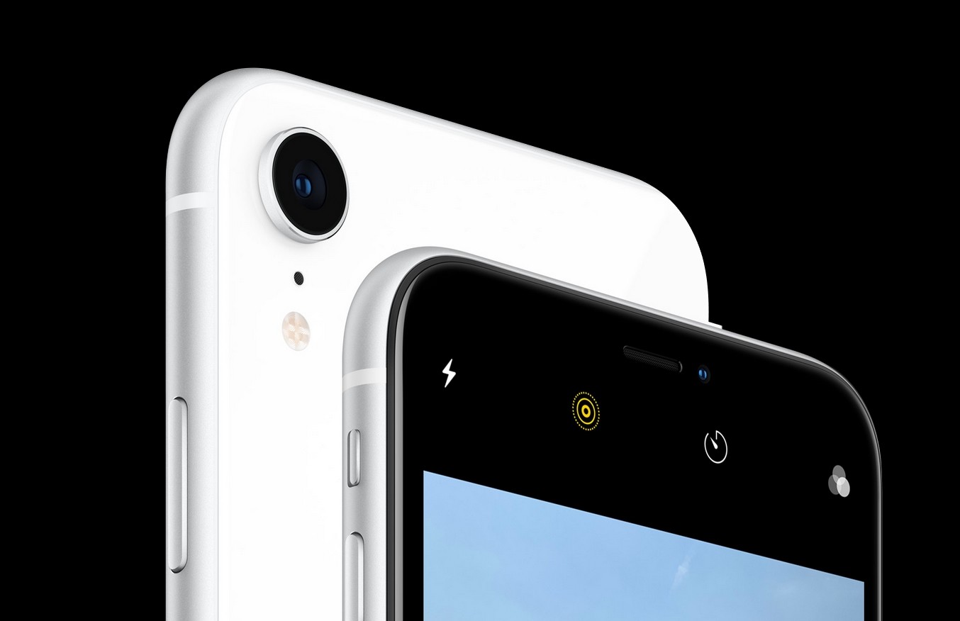 One camera in front (with Face ID), one in the back