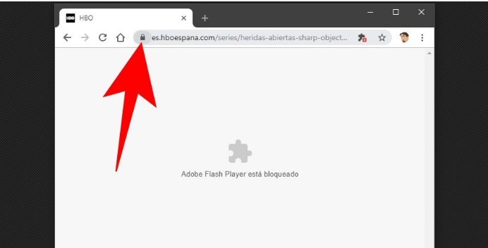 Configure the Flash viewing of a website