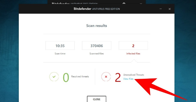Find and remove malware with Bitdefender 3