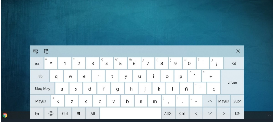 How to activate the touch and on screen keyboard in Windows 10 and 11