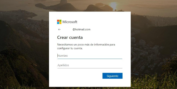 How to create a new Hotmail account 1