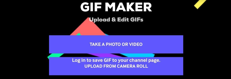 So you can create GIFs with your mobile without having to install any app