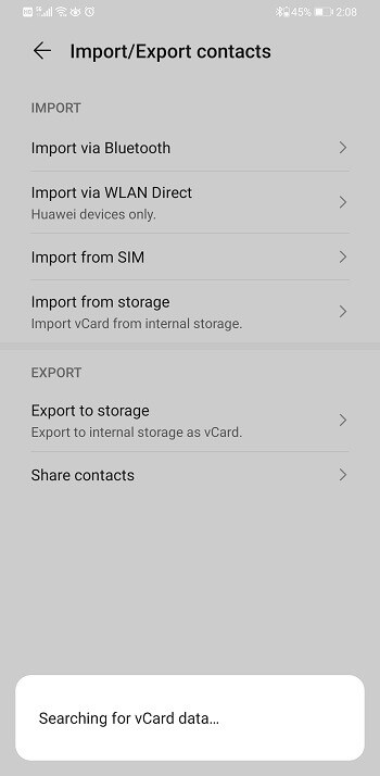 Transfer Contacts from iPhone to Samsung Method 2